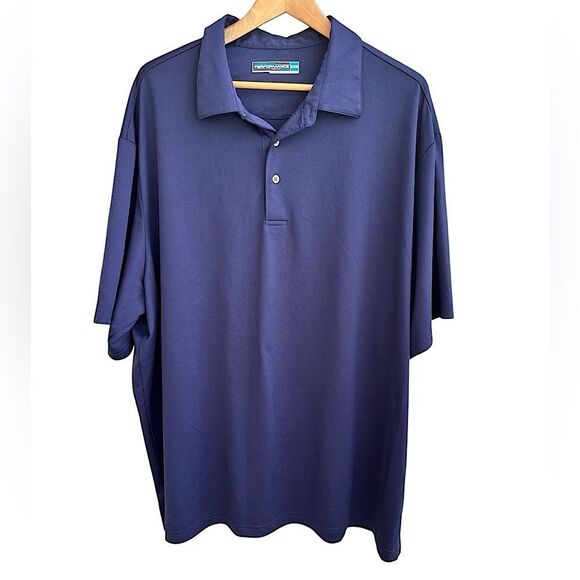 Roundtree & Yorke Performance Polo Shirt – Navy 2XB - Picture 2 of 8